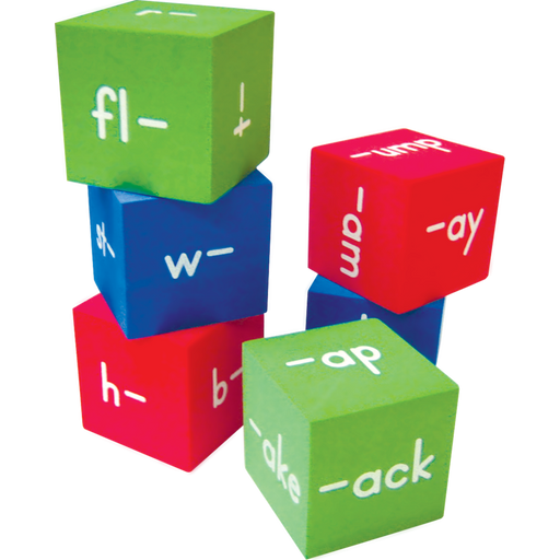 Foam Word Families Cubes