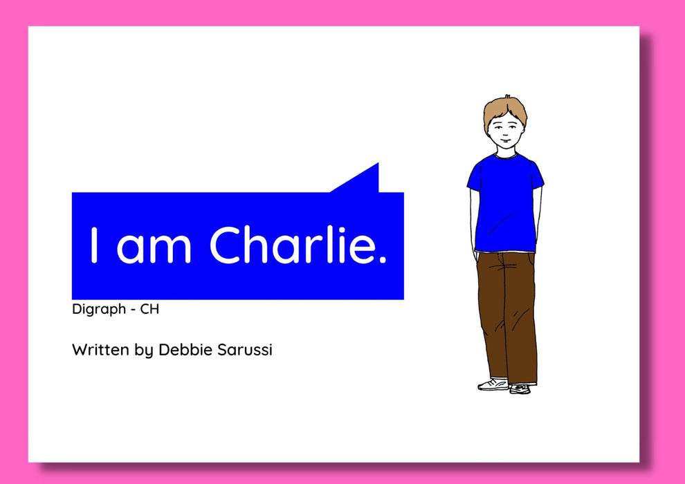 In English - Book Set 3: I am Charlie (Digraph - CH)