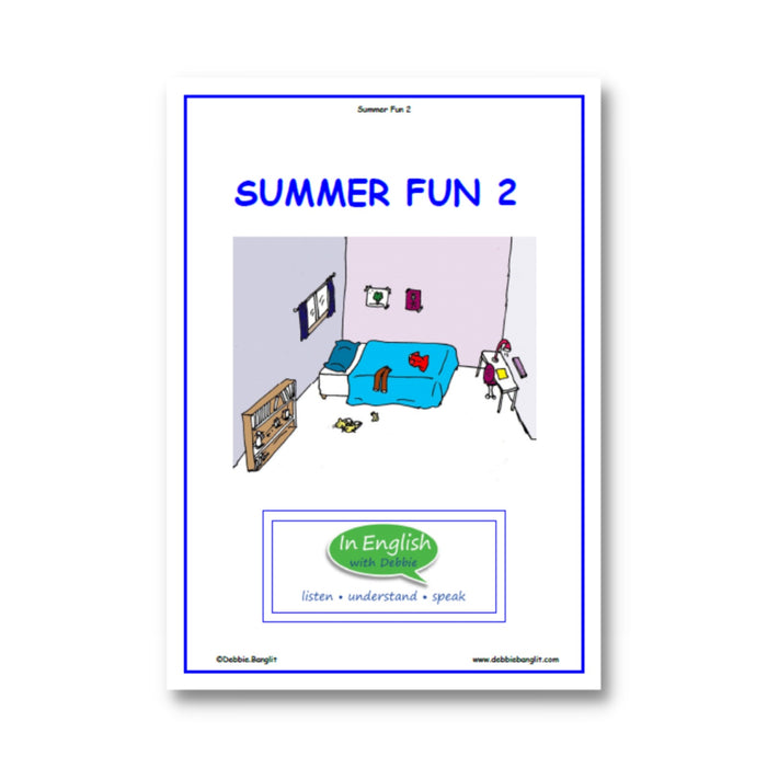 In English with Debbie - Summer Fun 2 Booklet             (Review Grades 4-5)