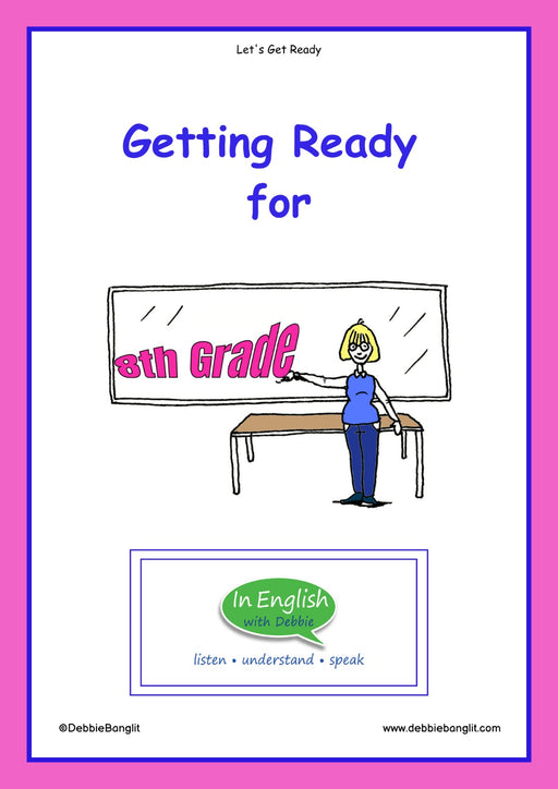 In English with Debbie - Getting Ready for 8th Grade Booklet