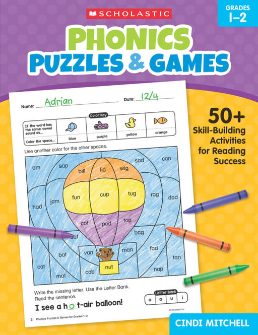 Phonics Puzzles & Games       (Grades 1 - 2)