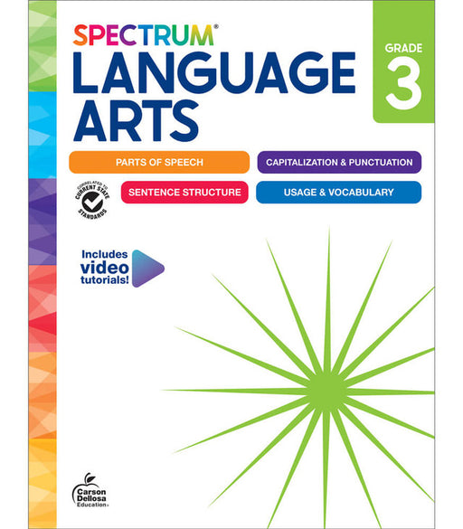 Spectrum Language Arts     Grade 3   (2024)