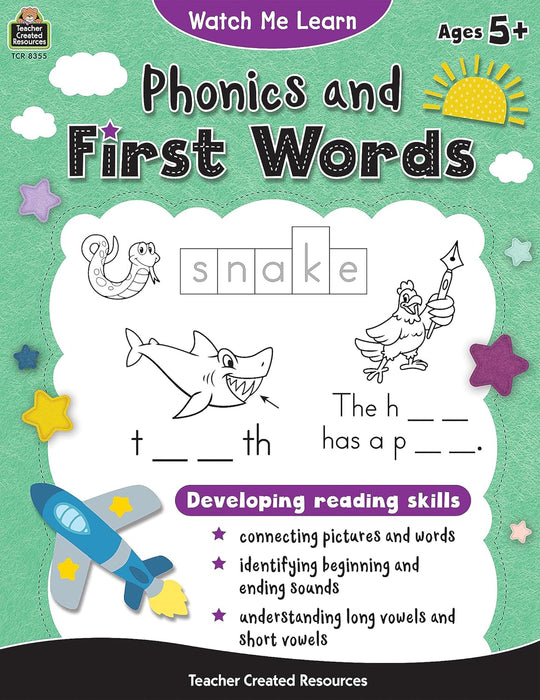 TCR Watch Me Learn: Phonics and First Words