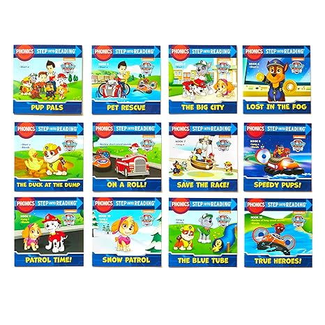 Phonics Readers Set - Paw Patrol Phonics Box Set   ( Step Into Reading )