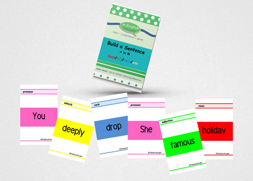 In English with Debbie - Game: Build a sentence A-M