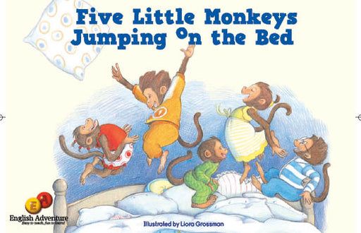 English Adventure - EA Level 1: Five Little Monkeys Jumping on the Bed   (Picture Book)