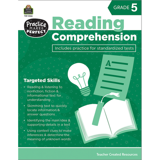 Practice Makes Perfect Reading Comprehension Grade 5 - NEW