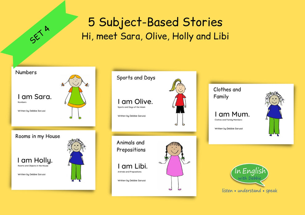 In English - Reading Books Set 4 (Vocabulary)    Phonics-Based Reading