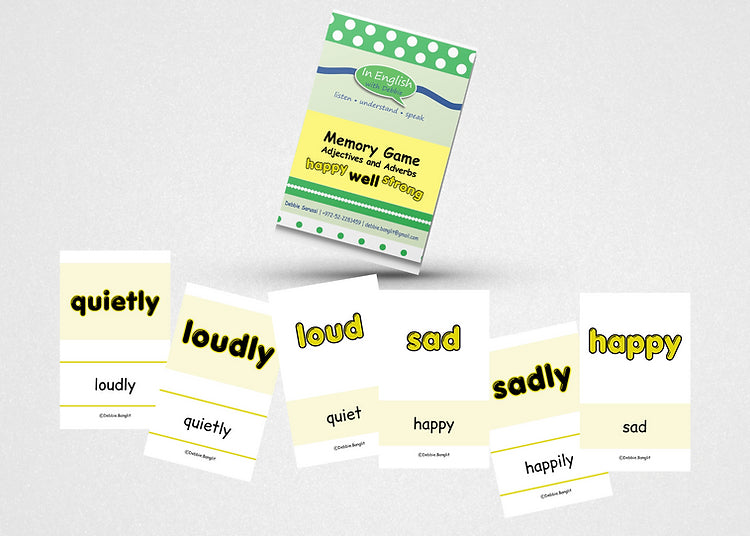 In English with Debbie - Memory: Adjectives & Adverbs - NEW