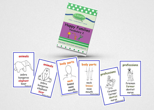 In English with Debbie - Game: Happy Families Vocabulary 2