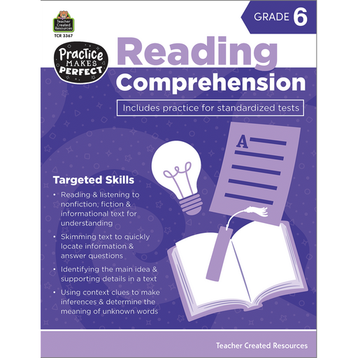 Practice Makes Perfect Reading Comprehension Grade 6 - NEW