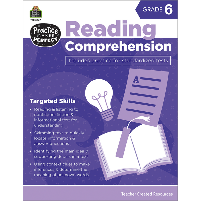 Practice Makes Perfect Reading Comprehension Grade 6 - NEW