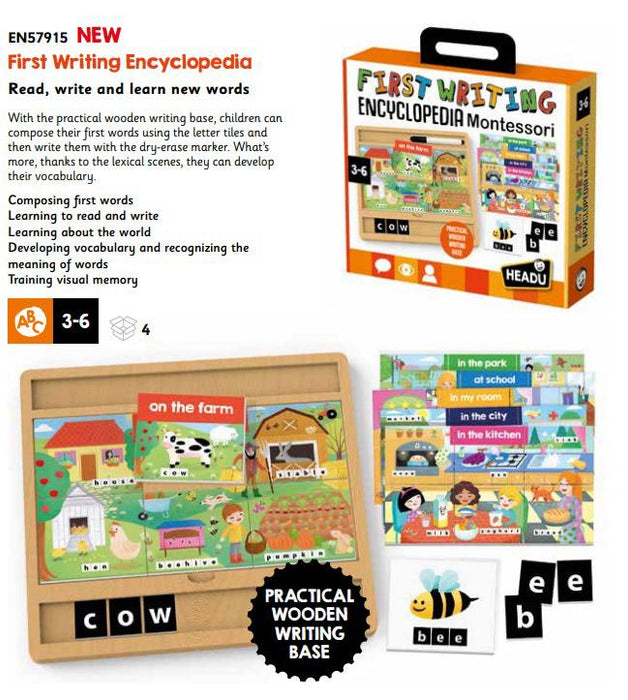 Headu: First Writing Encyclopedia Montessori