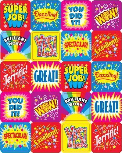 Stickers - Positive Words Motivational: Super Job