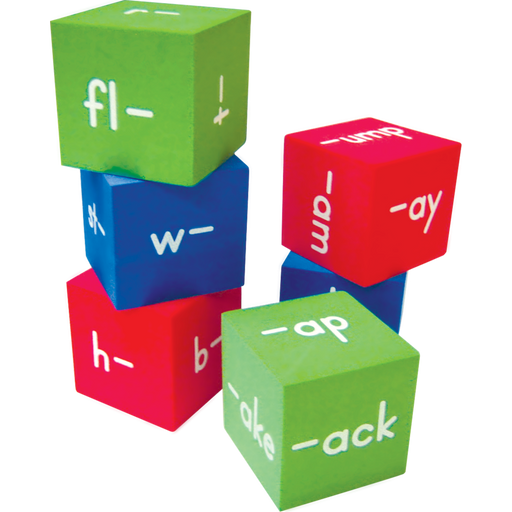 Foam Cubes - Word Families   WHILST STOCK LASTS!