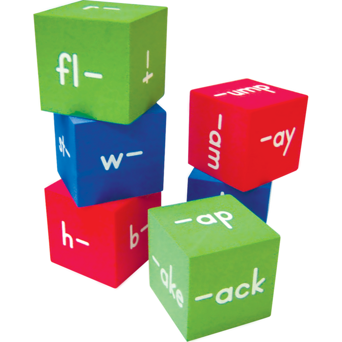 Foam Word Families Cubes