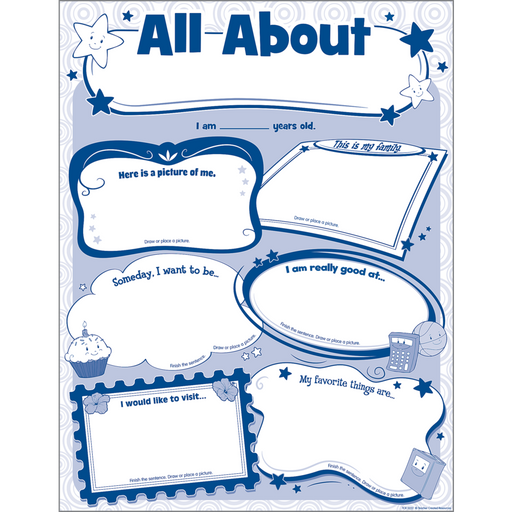 Interactive Poster Set: All About Me (Pack of 32)