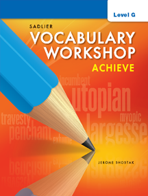 Vocabulary Workshop Achieve SE   Level G   Grade 12