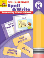 Skill Sharpeners Spell & Write Grade K