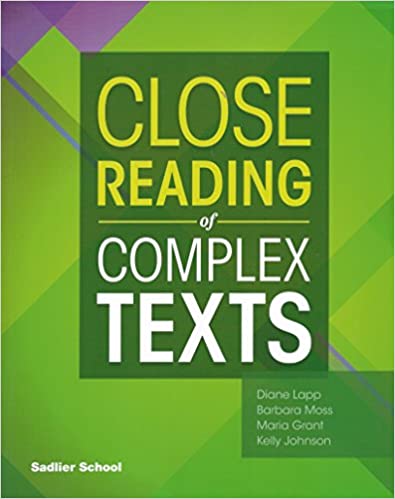 Sadlier Close Reading of Complex Texts SE   3