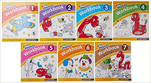 Jolly Phonics Workbooks, set of 1–7 - WHILE STOCK LASTS!!