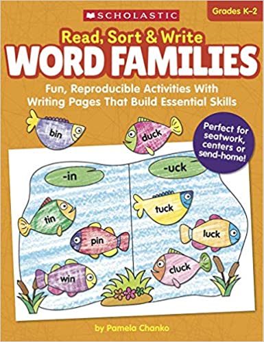 Read, Sort & Write: Word Families   Grd.K-2