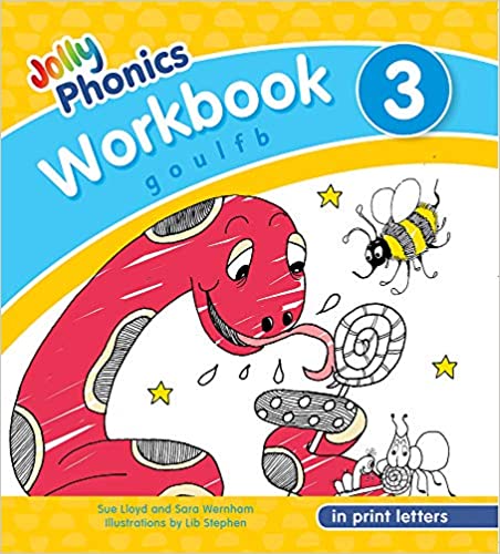 Jolly Phonics Workbook 3 (Print Letters)