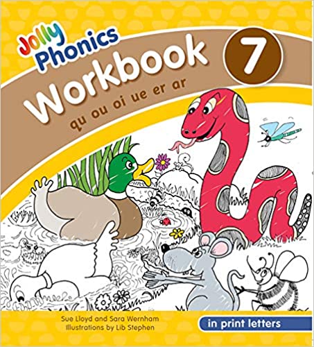 Jolly Phonics Workbook 7  (Print Letters)