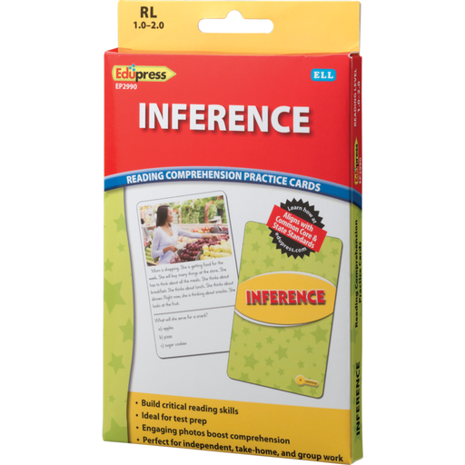 Reading Comprehension Practice Cards  - Inference Yellow 1.0-2.0