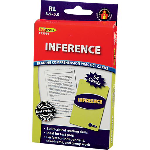 Reading Comprehension Practice Cards  - Inference Blue 3.5-5.0