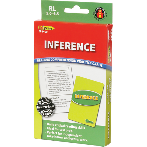 Reading Comprehension Practice Cards - Inference Green 5.0-6.5