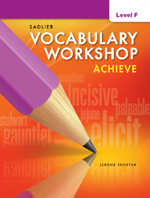 Vocabulary Workshop Achieve SE   Level F   Grade 11