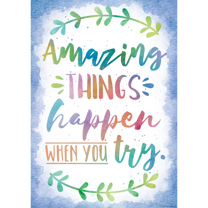 Poster: Amazing Things Happen When You Try