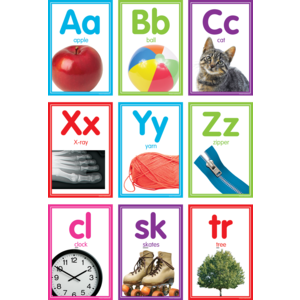 Poster Set: Colorful Photo Alphabet Cards