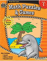 Ready-Set-Learn: Math Puzzles and Games   Grade 1