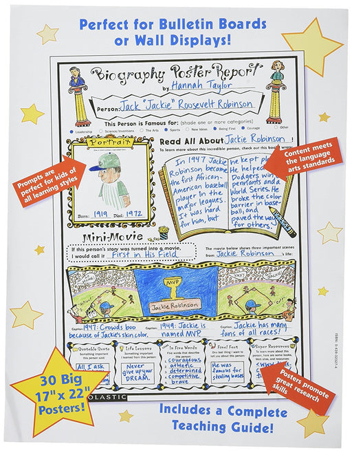 Interactive Poster Set: Biography Report (Pack of 30)      GRADES 3-6