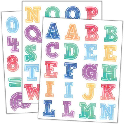 Stickers - Watercolour Alphabet