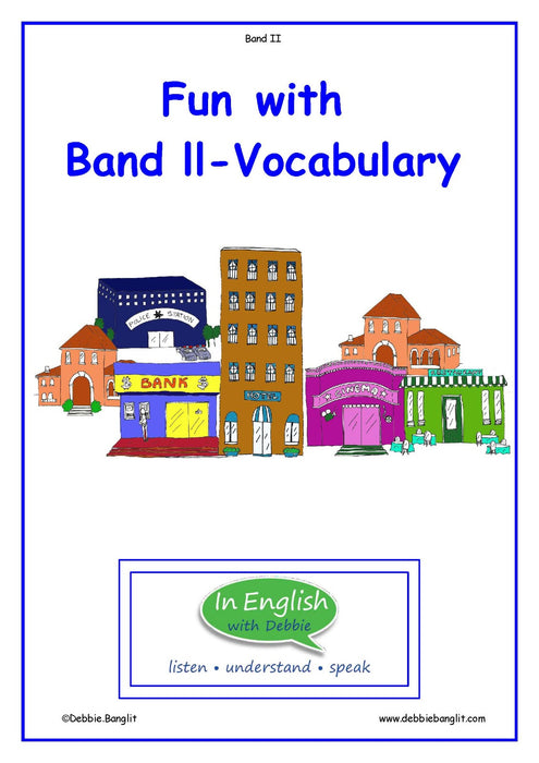 In English with Debbie - Fun With Band II - Vocabulary WB