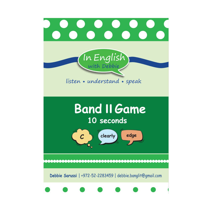In English with Debbie - Band II Game