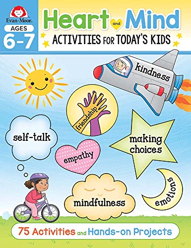 Evan-Moor Heart and Mind Activities for Today's Kids Workbook, Ages 6-7