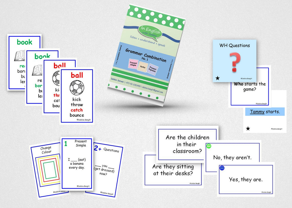 In English with Debbie - Grammar Combo 1 Boxed Game