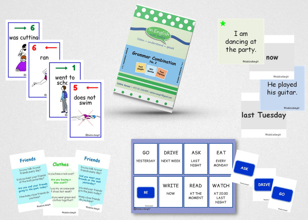 In English with Debbie - Grammar Combo 2 Boxed Game