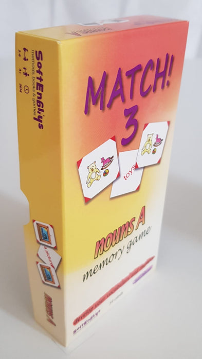 Match! 3- Memory Game-Nouns A