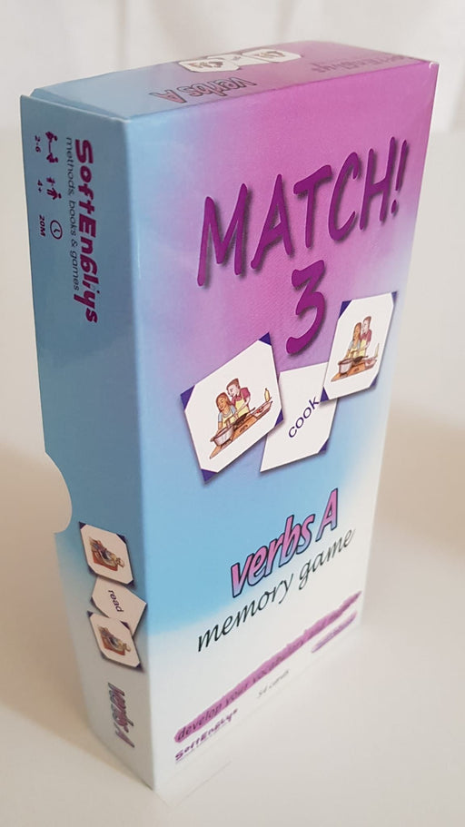 Match! 3- Memory Game-Verbs A