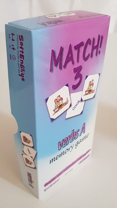 Match! 3- Memory Game-Verbs A