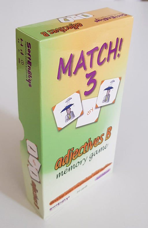 Match! 3- Memory Game-Adjectives B
