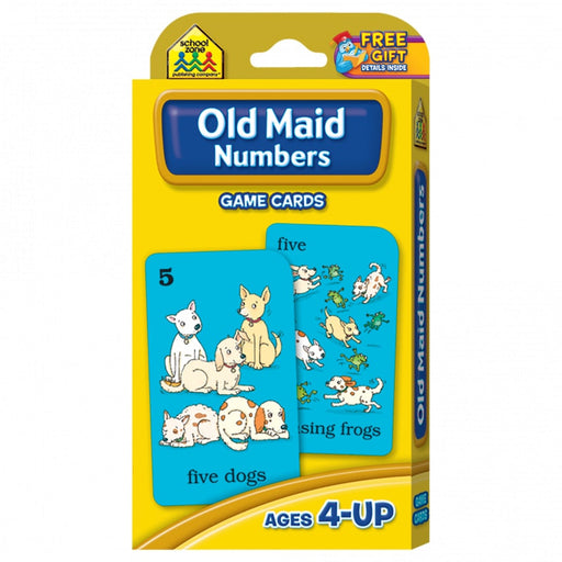 SZ- Flash Cards - Old Maid Numbers Game Cards