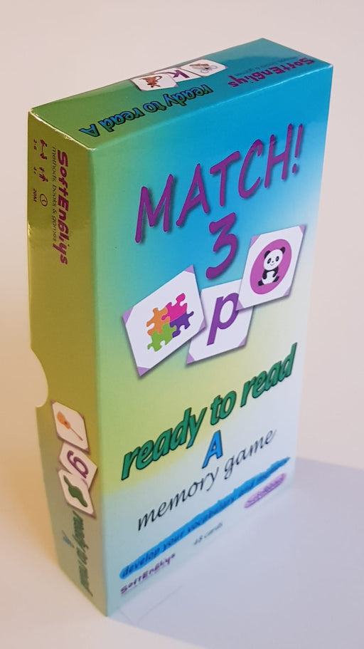 Match! 3 - Memory Game-Ready To Read     SET A      (Two-Part Game : SETS A & B)
