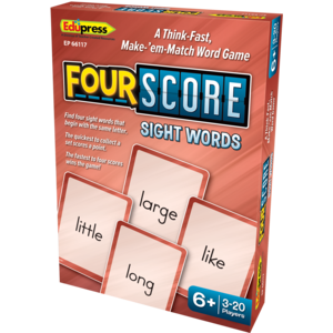 Four Score Card Game - Sight Words
