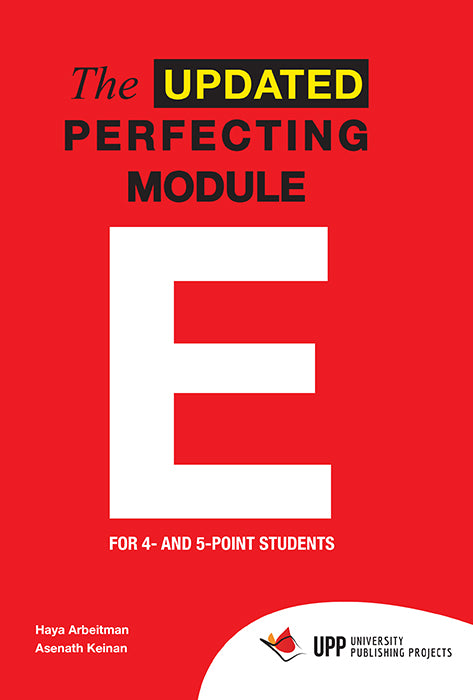 The Updated Perfecting Module E Grades 10-12 (4 & 5 Points)